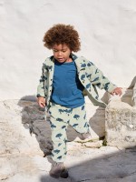 Pantaloni in velluto a coste con stampa Pantaloni in velluto a coste con stampa