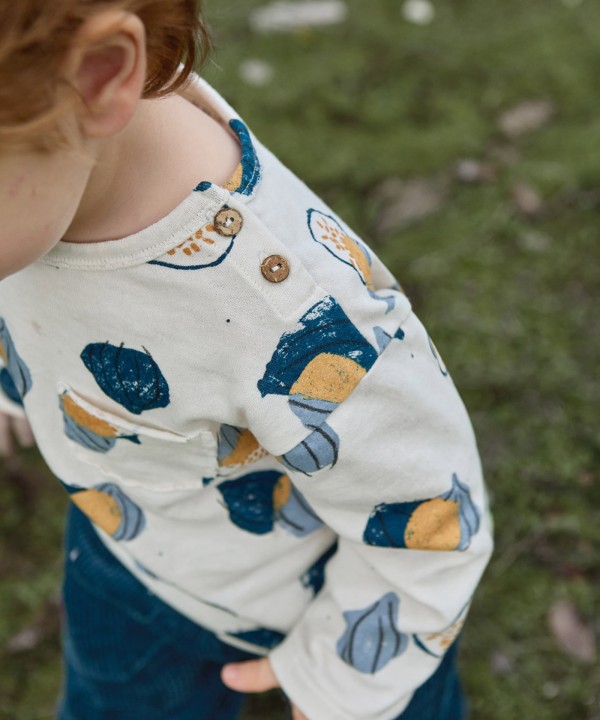 T-Shirt mit recycelter Baumwolle