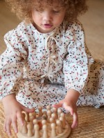 Vestido de tela estampada