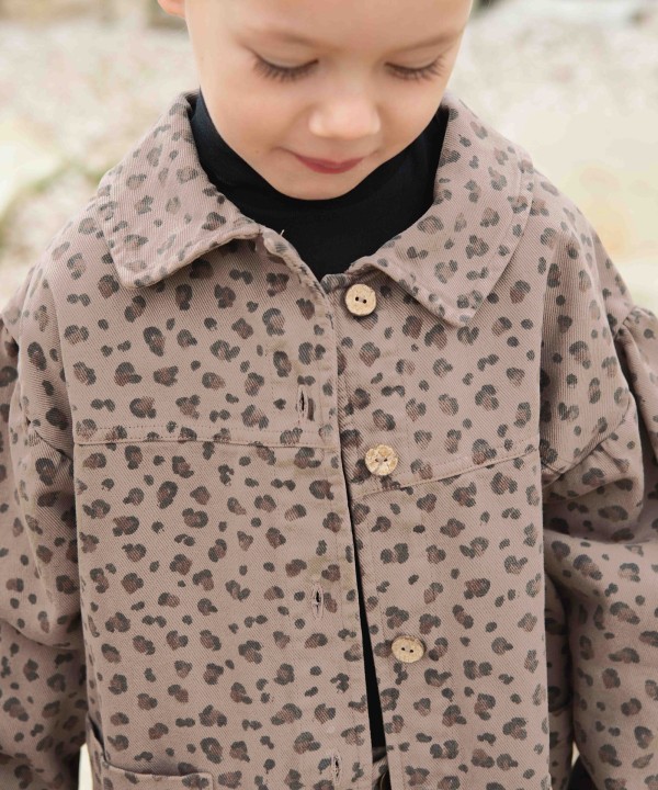 Bedrucktes Twill-Hemd mit langen �rmeln