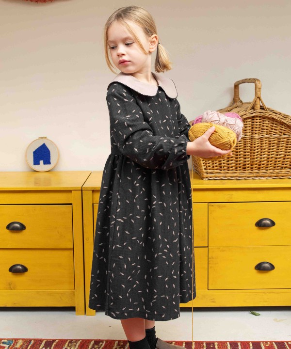 Cotton knit dress