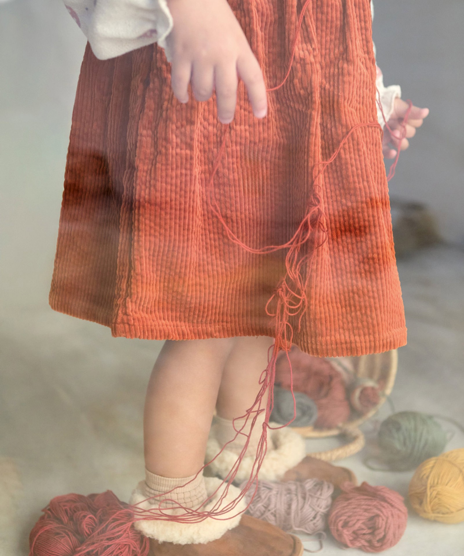 Vestido de pana