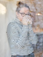 Strickpullover mit Streifenmuster