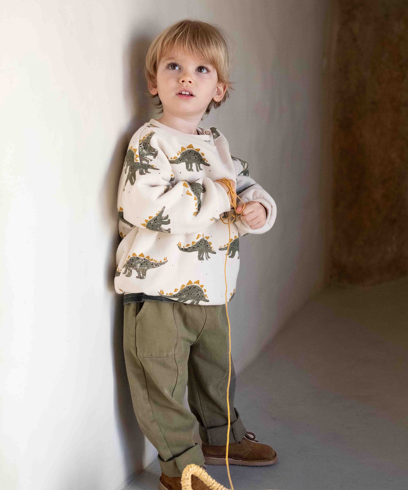 Pantaloni in twill di cotone
